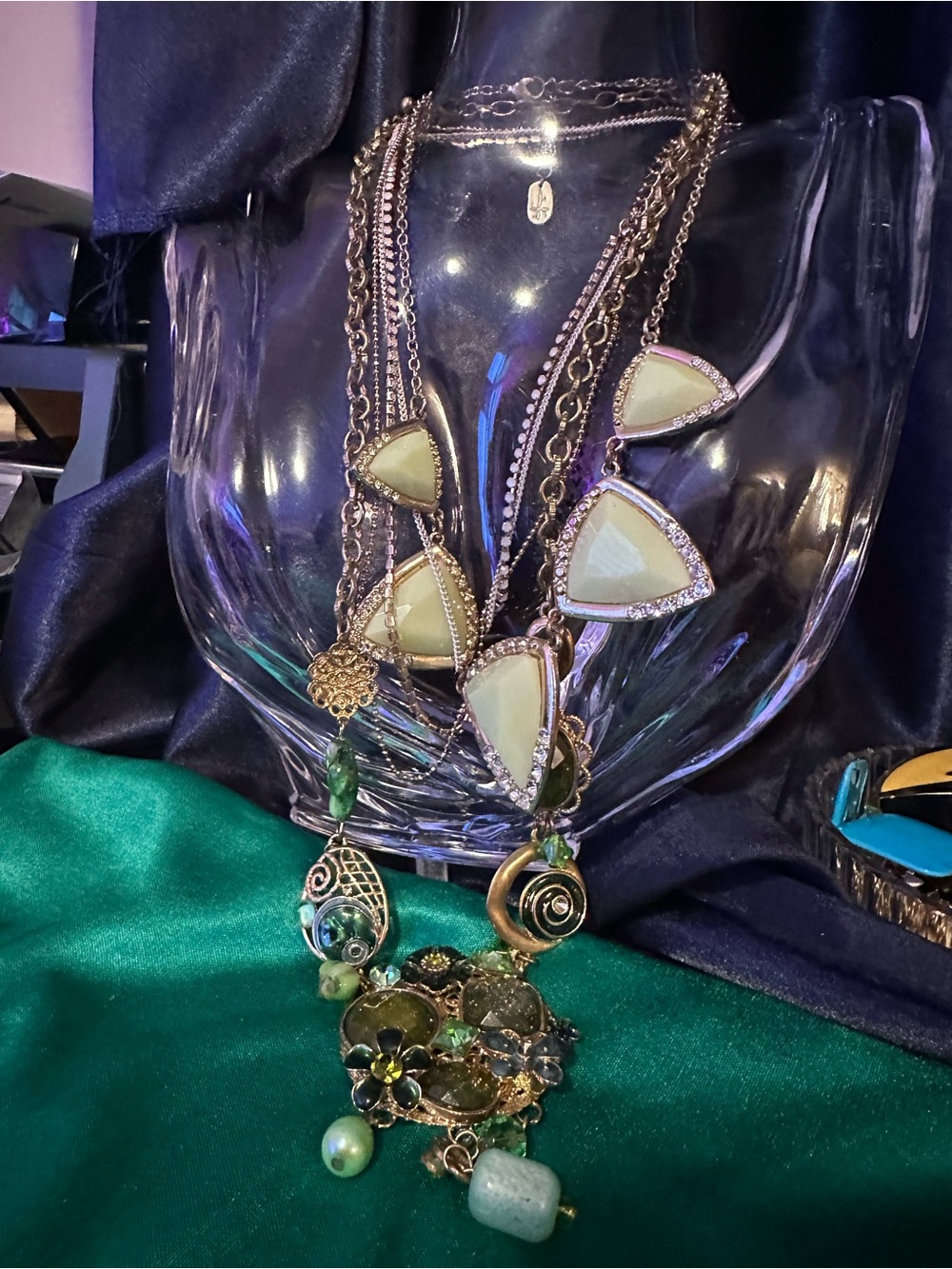 3 Statement Necklaces - 1 brand LT, 1 brand iced. 1 unbranded.